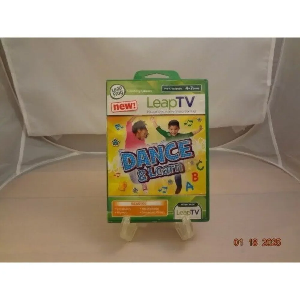 Leap Frog Leap‎ TV Dance & Learn Reading 4-7 Years Educational Active Video Game